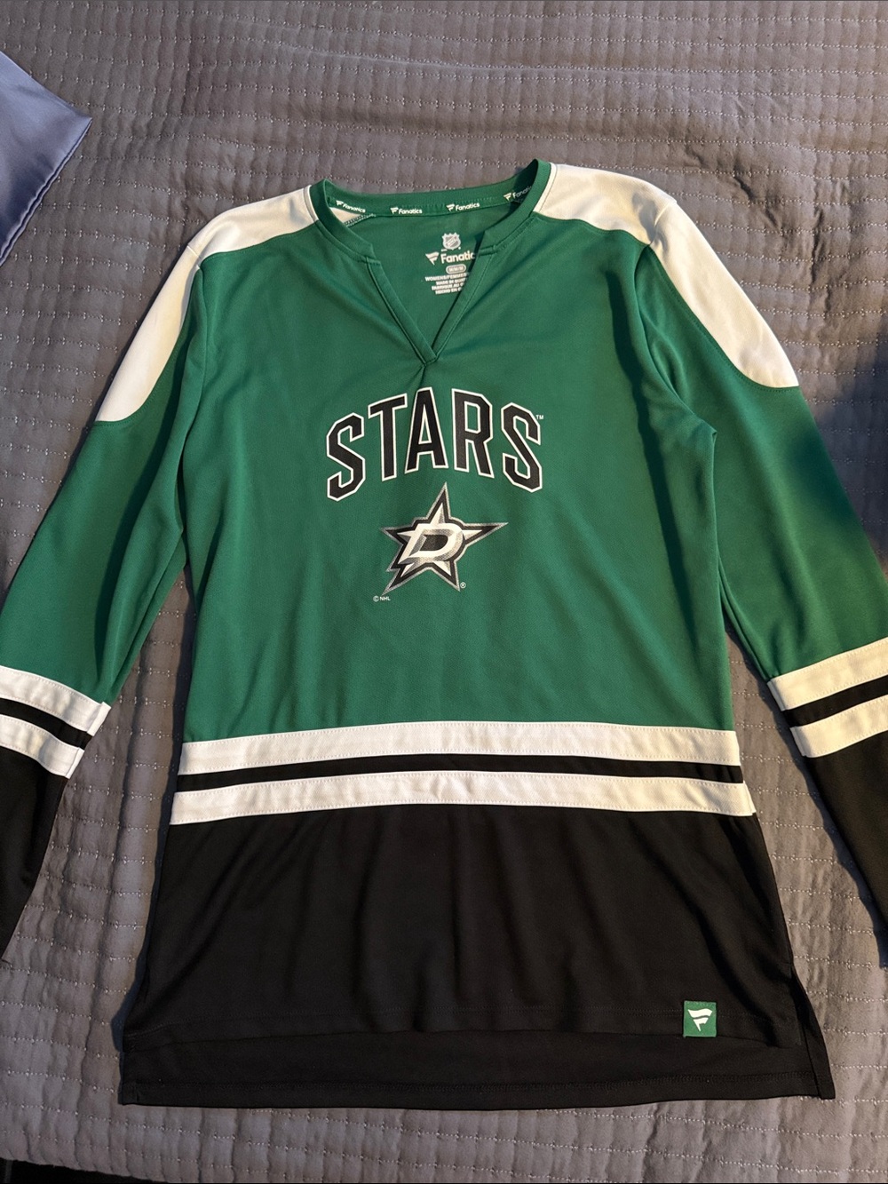 Fanatics Dallas Stars Long Sleeve Jersey Top